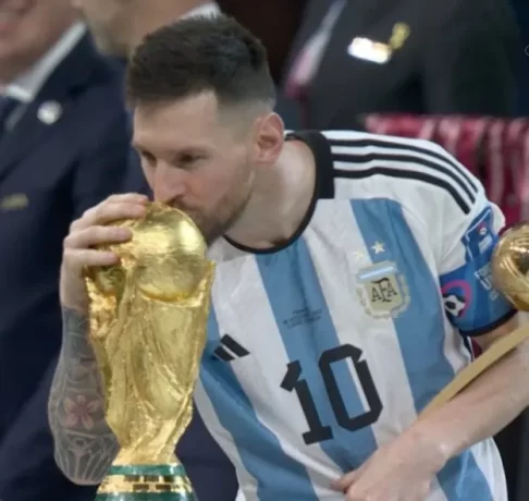 Messi y Argentinas campeones del mundo.
