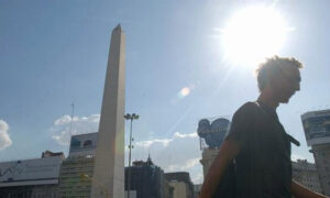 Mucho calor en la ciudad.