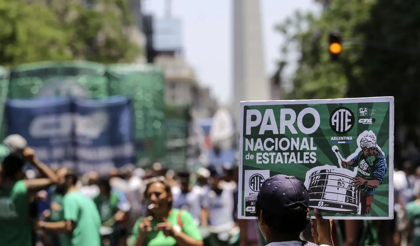 Paro de estatales en la Ciudad.