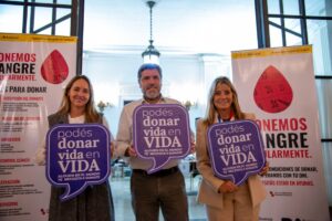 Campaña para donar sangre en la Legislatura.
